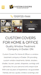 Mobile Screenshot of customcoversontario.ca